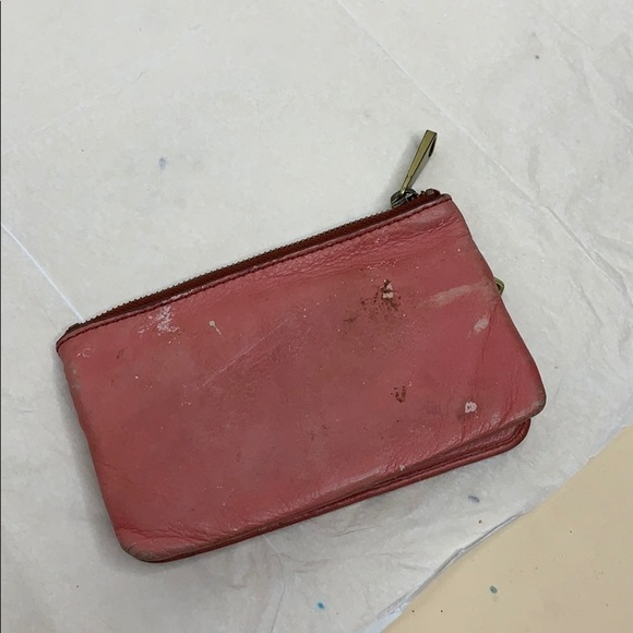 Fossil Explorer Wallet / clutch in red - Picture 2 of 8